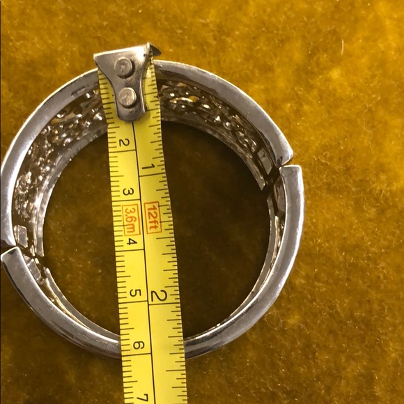 Rhinestone Cuff Bracelet - Picture 6 of 6